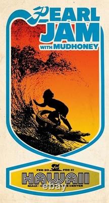 Set of 2, 24x36 Original all beautiful Pearl Jam Posters