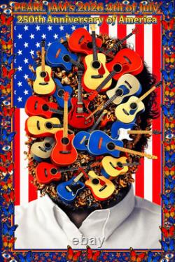Set of 3, 24x36 Original all beautiful High-quality Pearl Jam Posters