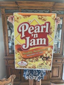 Set of 3, 24x36 Original all beautiful Pearl Jam Posters + A Free Poster