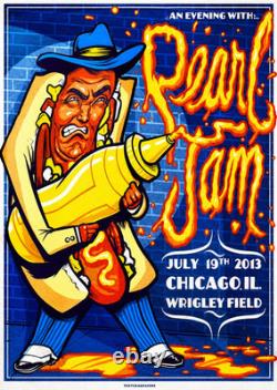 Set of 4, 24x36 Pearl Jam Concert Posters. All beautiful High-quality Posters