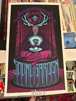 Soundgarden Brad Klausen Poster Limited Edition xx/219 2010 Chicago Vic Theater