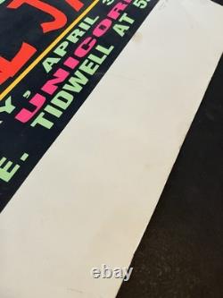 Soundgarden Pearl Jam Houston 1992 Frank Kozik 1st ed Green Lady poster unicorn