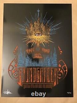Soundgarden Poster Seattle 2010 Klausen Black Foil Cornell Vedder Sperry Emek u2