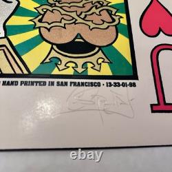 Super Rare 1998 Pearl Jam Virgin Megastore Yield Poster Signed Chuck Sperry NM