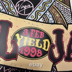 Super Rare 1998 Pearl Jam Virgin Megastore Yield Poster Signed Chuck Sperry NM