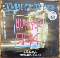 TEMPLE OF DOG Hunger Strike 12 with Poster Sealed /Soundgarden Pearl Jam