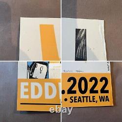 TWO (2) Eddie Vedder Seattle Posters Rifkin SE & AP Set FREE SHIPPING! Pearl Jam