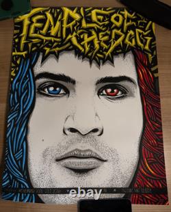 Temple Of The Dog 2016 Seattle Concert Poster Pearl Jam Soundgarden S/N Ames