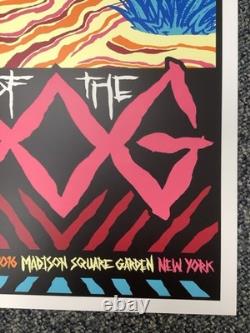 Temple Of The Dog Poster 11/7/2016 NY MSG Brad Klausen Chris Cornell Pearl Jam