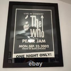 The Who With Special Guest Pearl Jam House If Blues Chicago Sep 23 2002 Poster
