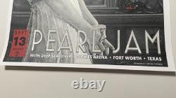 Timothy Pittides Pearl Jam Ft Worth 2023 Artist Edition Gig Poster Print 18x24