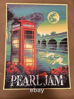 Two (2) Pearl Jam Posters London 2022 Pedro Correa Bella Grace Free Shipping