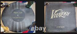 Two Vintage 1994 Pearl Jam Vitalogy Promo Posters Square/Round RARE! +Free Ship