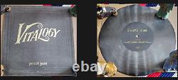 Two Vintage 1994 Pearl Jam Vitalogy Promo Posters Square/Round RARE! +Free Ship