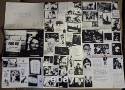 VERY RARE PEARL JAM 1994 10C Newsletter POSTER 18x24 Ten Club Fan PJ Vitalogy 10