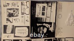 VERY RARE PEARL JAM 1994 10C Newsletter POSTER 18x24 Ten Club Fan PJ Vitalogy 10