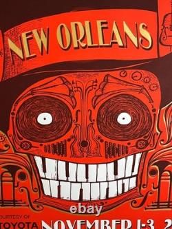 VOODOO Fest 2013 Official Poster New Orleans CURE PEARL JAM SCREEN PRINT