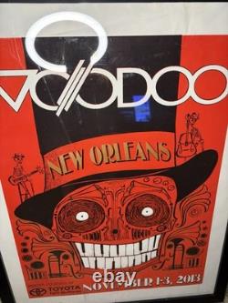 VOODOO Fest 2013 Official Poster New Orleans CURE PEARL JAM SCREEN PRINT