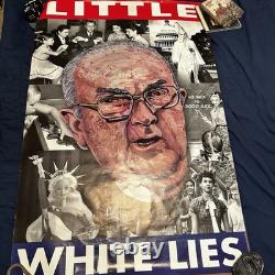 Very Rare 1996 Little White Lies Jesse Helms Robbie Conal Poster For Pearl Jam
