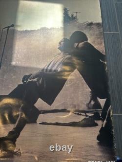 Vintage 1990s Pearl Jam Live Back to Back Original Giant Subway Poster 56 x 40