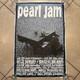 Vintage 1993 Pearl Jam Us West Coast Tour Poster Ames Bros Piano 20x29.5 New