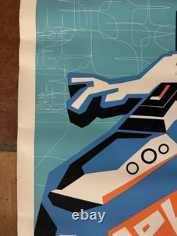 Vintage 2000 Pearl Jam & Sonic Youth FLA Concerts Original Silk Screen Poster