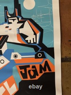Vintage 2000 Pearl Jam & Sonic Youth FLA Concerts Original Silk Screen Poster