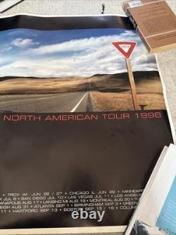 Vintage Pearl Jam 1998 North American Yield Tour Poster 33 x 23.5 Ames Bros