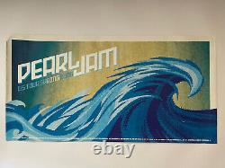 Vintage Pearl Jam Spring 2006 US Tour Wave Poster RARE